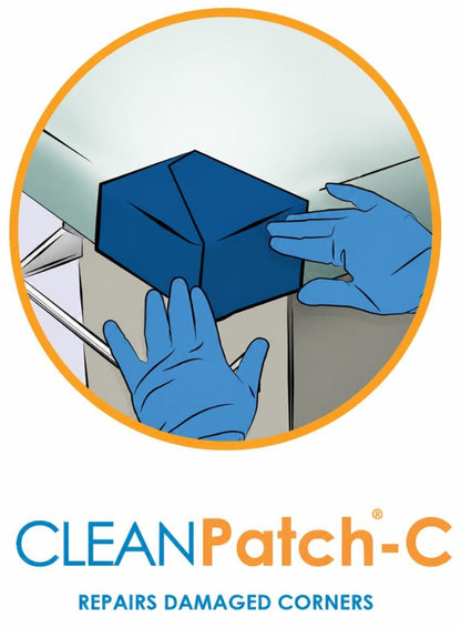 CleanPatch-Corner. Imperial Blue.