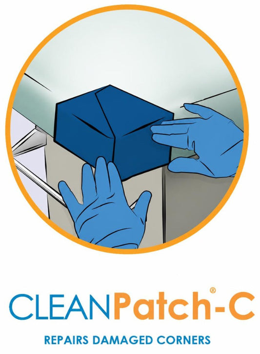 CleanPatch-Corner. Imperial Blue.