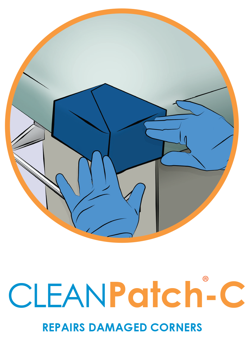 CleanPatch-Corner. Imperial Blue.