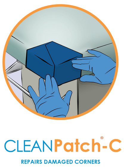 CleanPatch-Corner. Imperial Blue.