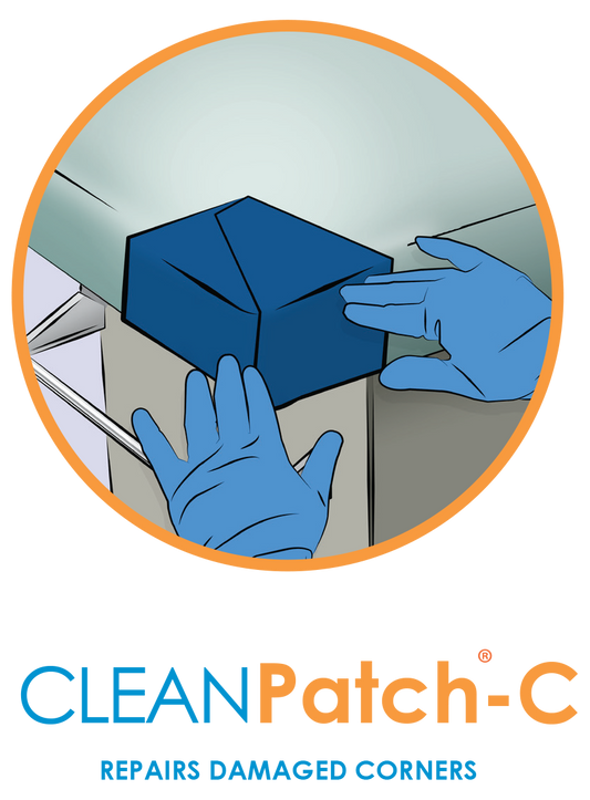CleanPatch-Corner. Imperial Blue.